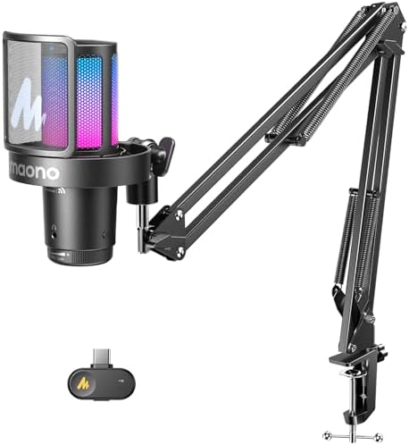 MAONO DGM20W Wireless Gaming Microphone for PC & Smartphones by MAONO