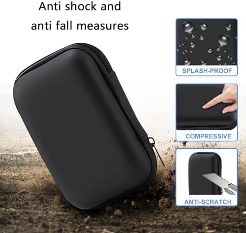 R36S Handheld Gaming Console Bag Shock Proof Portable Travel Carrying Case Storage Box with Pocket - Image 4