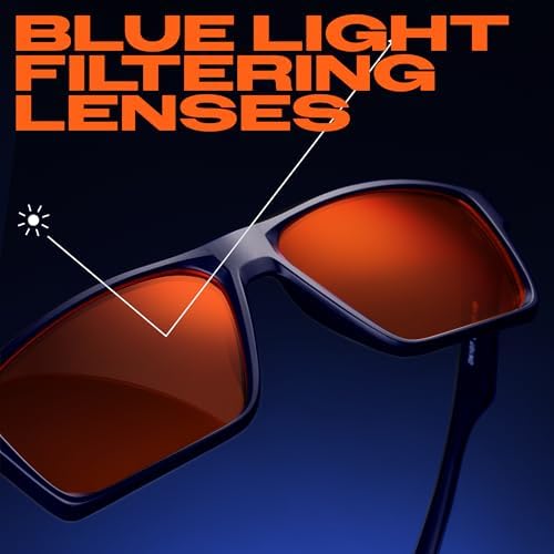 Titan Gaming Glasses, Blue Light Blocking, Night Driving Glasses for Men, Computer Protection, Gift for Gamers - Image 4