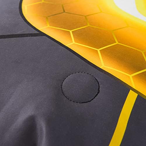 NTBED Game Console Comforter Set for Boys Girls Kids Geometric Lightweight Microfiber Bedding Sets (Gold, Full) - Image 3