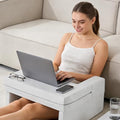 Sweetcrispy Ergonomic Lap Desk with Cup Holder & Reading Pillow, Grey by Sweetcrispy