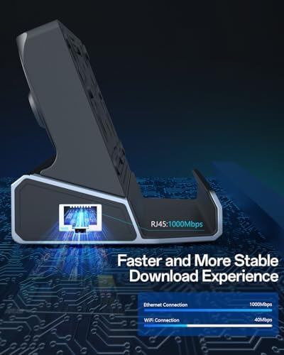 Handheld Gaming Console Dock with Dual RGB Fans, Supporting 4K at 60Hz - Image 2