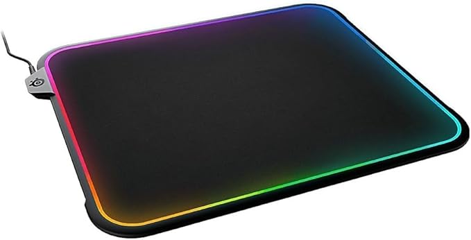SteelSeries QcK Gaming Mouse Pad - Medium RGB Prism Cloth - Optimized For Gaming Sensors by Unknown
