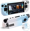 UYIYE Case for Steam Deck OLED & LCD with Kickstand, White-Blue Gradient by Unknown