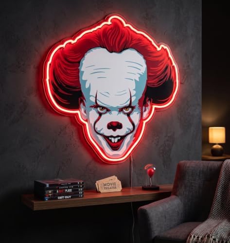 Silver Buffalo IT Chapter 2 Pennywise Face Light-Up, Wall Art - Image 2