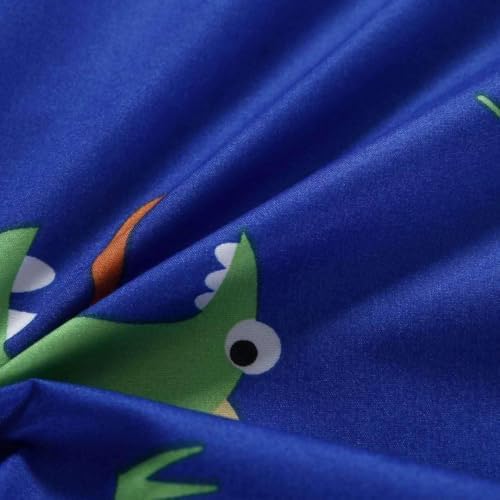SDIII 4 Pieces Cute Dinosaur Sheets Set Full, Soft Microfiber Dinosaur Sheets Full Size, Dino Bed Sheet for Boys Girls Kids and Teens for All Season - Image 4