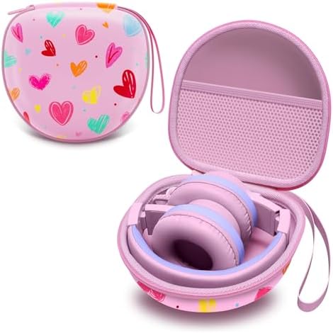 Kids Headphones Case for Folding Headphone, Love Fans(Case Only) by LTGEM