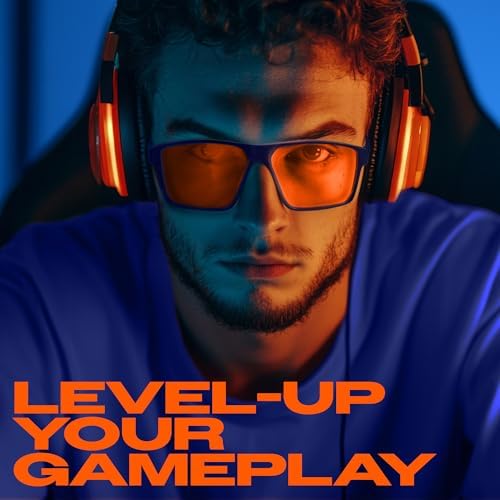 Titan Gaming Glasses, Blue Light Blocking, Night Driving Glasses for Men, Computer Protection, Gift for Gamers - Image 7