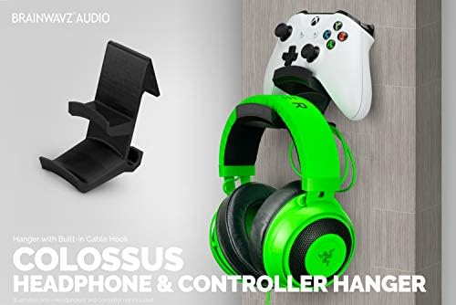 Colossus - Gamepad Controller & Headphone Hanger Holder - Designed for Xbox ONE, PS4, PS3, Dualshock, Switch, PC, Steelseries, Steam & More, Black by Brainwavz - Image 6
