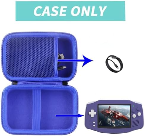 Hard Carrying Case Compatible with RG Slide/RG34XX/RGB20SX Handheld Game Console (for RG Slide Blue) - Image 5