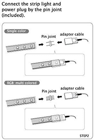 Connector, Connection Cable only Single Color High Voltage LED Light Strip - Image 5