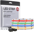 BTF-LIGHTING FCOB COB LED Strip Light,UL Listed RGBW 3000K 896LED/m High Density LED Tape Light,9.8FT DC12V 12mm Width Color Changing Light for Bedroom Home Indoor DIY Decor(No Adapter or Controller) by BTF-LIGHTING