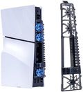 PS5 Slim Cooling Fan, 3-Speed Triple Fans with RGB Light & USB 3.0 Port by NANANINO