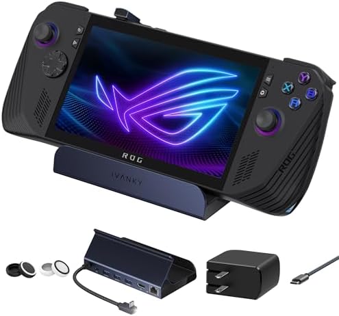 iVANKY 8-in-1 Dock for ROG Ally/X Steam Deck/OLED with 65W Adapter by ivanky