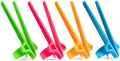 SNACTIV LITE Finger Chopsticks for Gamers 4PC NEON Bundle - As Seen on Shark Tank! The Official Snacking Tool of the Future - Enjoy Snacks and Chips with Ease - Innovative Gaming Snacking Solution by SNACTIV