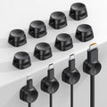 Lamicall 12 Pack Spring Cord Organizer Clips, Cable Management for Desk by Lamicall