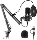 MAONO A04 USB Microphone, 192kHz/24Bit Condenser Mic Kit for PC Podcast by MAONO