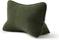 Pat. Pend. Corduroy Ergonomic Lumbar Support Pillow for Sitting Support, Triangle Back Cushion for Sofa, Armchair & Bed, Washable Cover, Avocado Green by Ailuteie