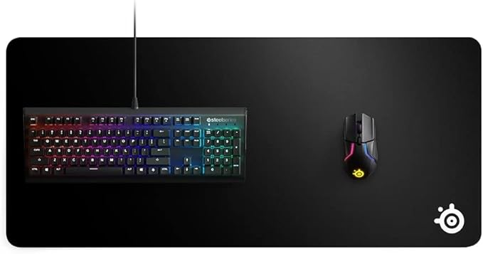 SteelSeries QcK Gaming Mouse Pad - XXL Thick Cloth - Sized to Cover Desks - Image 2