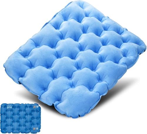 ONTYZZ Inflatable Seat Cushion Lightweight Airplane Seat Cushion | Stadium Seat Travel Cushion for Climbing Hiking Office Airplane by OTNYZZ