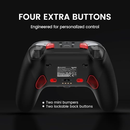GameSir G7 Pro Wired Controller for Xbox Series X|S, Xbox One, Wireless Gamepad for PC&Android with TMR Sticks, Hall Effect Analog Triggers, 1000Hz Polling Rate, 3.5mm Audio Jack - Silver - Image 5