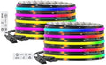 BTF-LIGHTING 32.8FT WS2811 Smart IC RGB DC12V FCOB COB LED Strip Light by BTF-LIGHTING