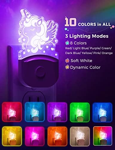 L LOHAS LED Kids Night Light, Cute Horse Night Light for Kids, Colored Mode - Image 3