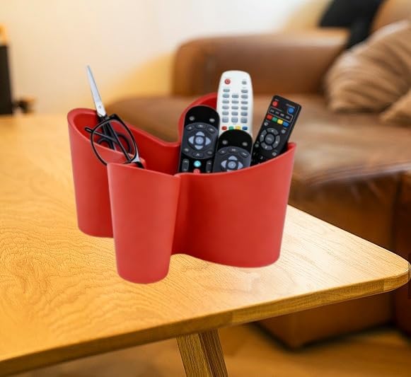 Flower Shape Remote Control Holder Modern,Desk Organizer Storage Container - Image 3