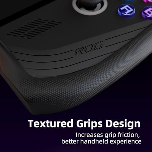 Skull & Co. GripCase for ROG Ally X(2024 Model): A Soft Protective Case with Textured Grips Full Protection and Stand, Shock-Absorption Non-Slip and Anti-Scratch Cover Design - Galactic Purple - Image 3