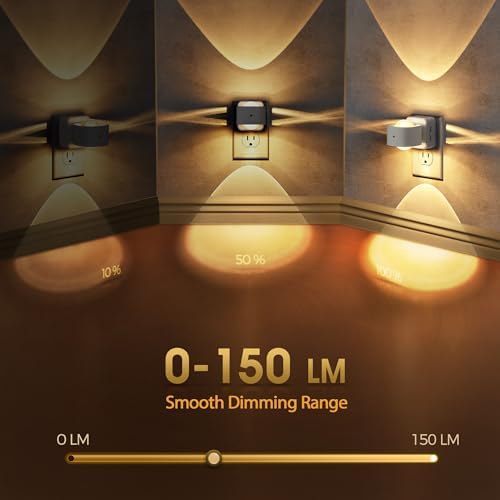 Briignite Night Light Projector, LED Night Lights Plug into Wall Rotating - Image 2