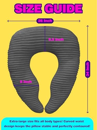 Crochet Pillow for Lap Support Lap Pillow for Gaming Grey - Image 2