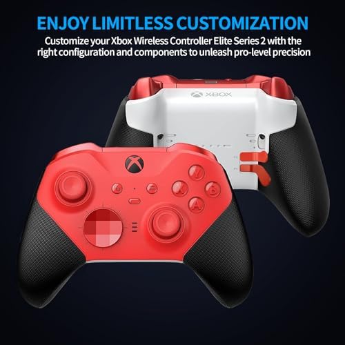 Complete Component Pack Replacement Parts Repair Accessories Kit with Storage Case, Charging Dock and Cable,6 Thumbsticks, 4 Paddles, 2 D-Pads for Elite Series 2 and Core Controller - Image 3