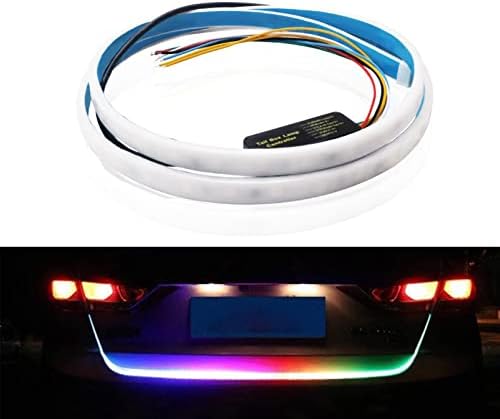 Jeseny Pack-1 Trunk LED Light Bar, Brake Turn Signals, Colorful Fluorescent Light, Universal for Car SUV Truck Trailers (47.2In #Multicolored) by jeseny