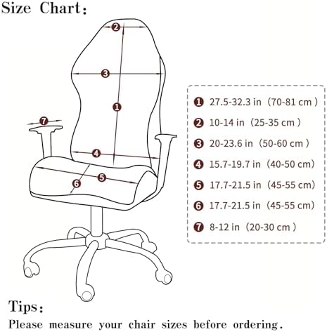 FORCHEER Gaming Chair Cover with Armrest Covers Cat Scratch Proof Green Water Repellent Jacquard Racing Computer Chair Slipcover with Attached Arms Washable - Image 3