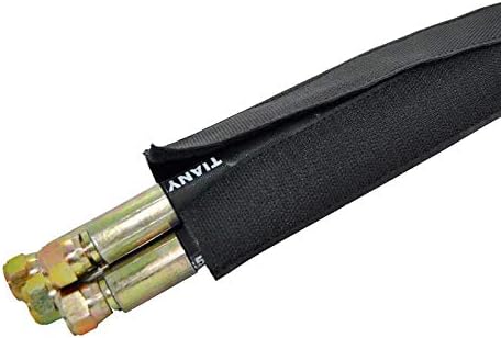 Electriduct 5" Hook and Loop Nylon Fast Wrap Sleeve Cable Management - 10 Feet - Black - Image 3