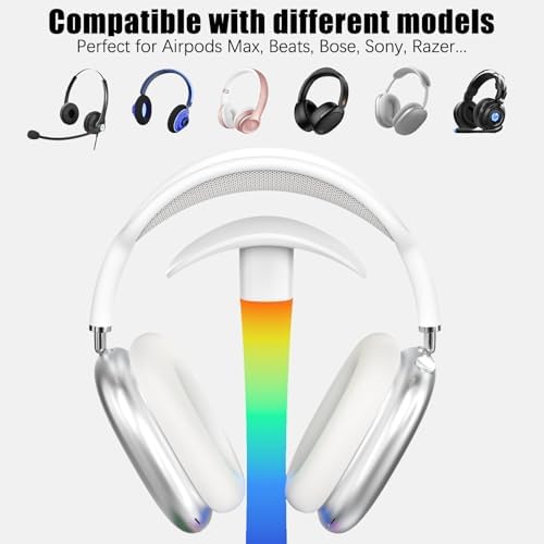 Headphone Stand with Wireless Charger Gaming Headset Holder - Image 3