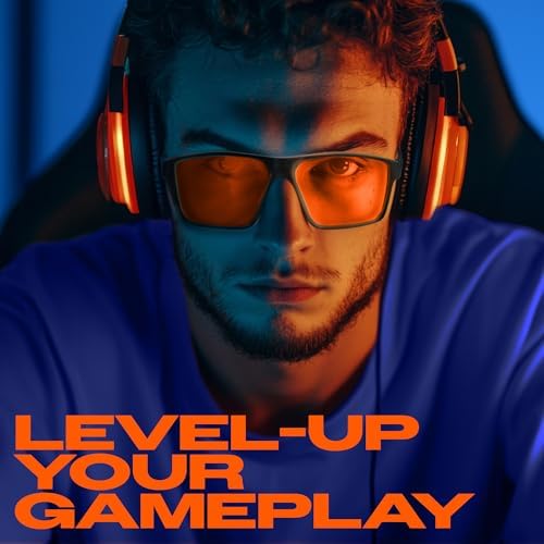 Titan Gaming Glasses, Blue Light Blocking, Night Driving Glasses for Men, Computer Protection, Gift for Gamers - Image 7