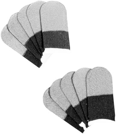 10 Pack Color Obstructed Esports Finger Gauntlets Carbonfiber Construction Strengthened Physical Response Breathable Competitive Gaming Finger Sleeves by Unknown