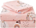 JSD Pink Unicorn Rainbow Kids Twin Sheet Set for Girls 3 Piece by JSD