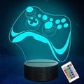 Attivolife Gamepad 3D Lamp, Hologram Illusion Controller Night Light for Kid, 16 Colors Changing & Remote Dimmer Control, Cool Boy Girl Video Gaming Room Accessories as Xmas Birthday Gift for Teen by Attivolife