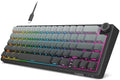 RK ROYAL KLUDGE R65 Wired Gaming Keyboard with Volume Knob, 60% Percent RGB Backlit Mechanical Keyboard, Side Printed PBT Keycaps, QMK/VIA, 66 Keys Hot Swappable Beige Switch, Gradient Black by RKROYALKLUDGE