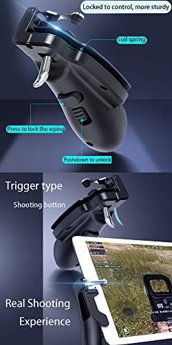 Mobile Game Controller for iPad/Tablets, Sensitive Shoot Aim Gamepad Trigger for PUBG/Knives Out, Handgrip for Tablet & Smartphones - Image 4