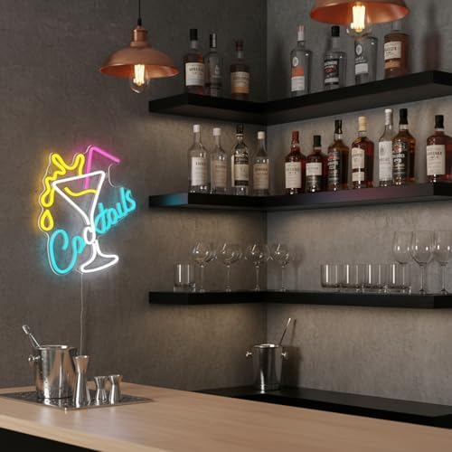 Cocktail Neon Sign Bar Neon Light Wall Decor Home Bar Party Lounge Decor - Image 6