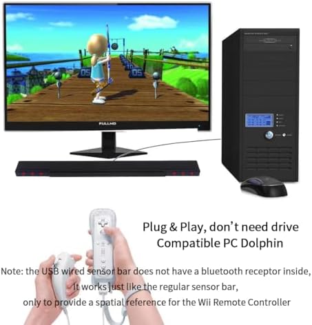 USB Sensor Bar for Wii, USB Wired Sensor Bar for Nintendo Wii and Wii U - Image 6
