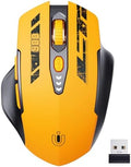 Uineer Wireless Mouse, 2.4GHz Rechargeable Computer Mouse, Battery Display by UINEER