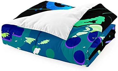 Game Comforter Set Video Gaming Bedding Sets Gamer Room Decor Full Size Colorful Black Gamepad Soft Game Bedding Set for Boys Teen 1 Comforter and 2 Pillowcases - Image 5
