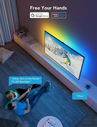 Govee TV LED Backlight, RGBIC Smart LED Strip Lights for 70-80 inch TVs - Image 3
