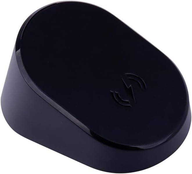 HUYUN for Razer Basilisk V3 Pro Mouse Dock Pro with Wireless Charging Puck: Magnetic Wireless Charging Anti-Slip Base - Classic Black - Image 2