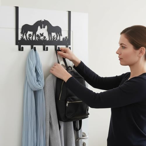 Reallnaive Horse Over The Door Hooks Room Decor - Image 4