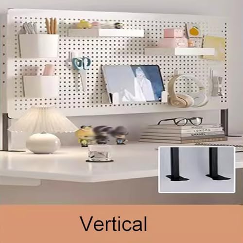 Desk Pegboards with Dual Monitor Stand and Privacy Panel - Modular Accessories for Office and Gaming - Image 2